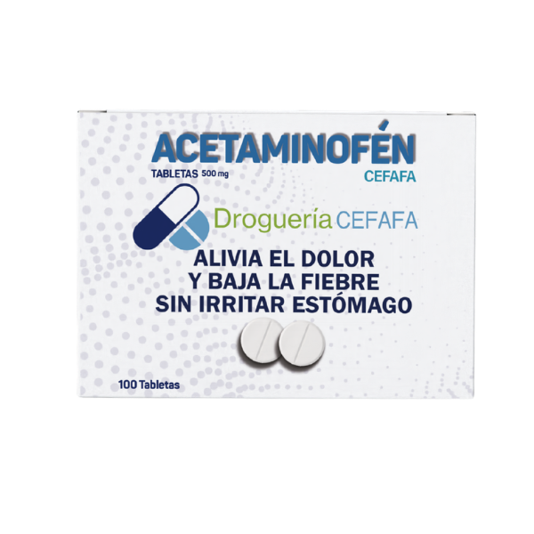 Imagen de ACETAMINOFEN 500 MG TABLETA CEFAFA